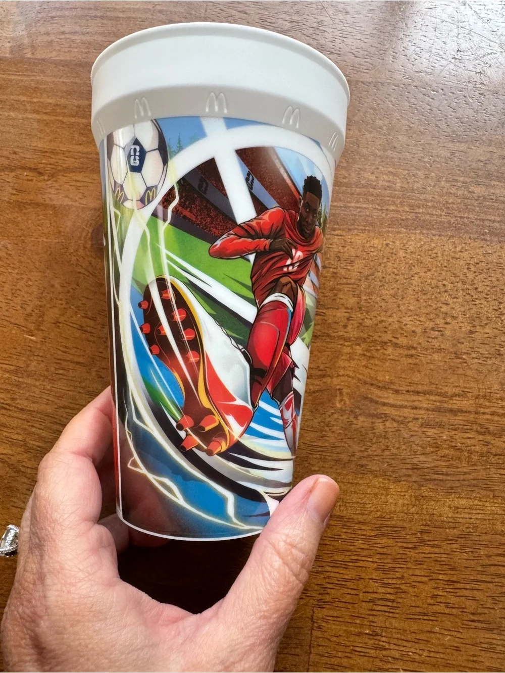 McDonald's FIFA World Cup 2026 Alphonso Davies Collectible Soccer Cup New Opened